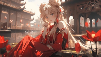 4K古风国风美少女