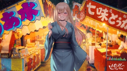 唯美夏日祭和服美少女