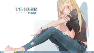 酷girl主题壁纸