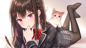 黑丝美少女