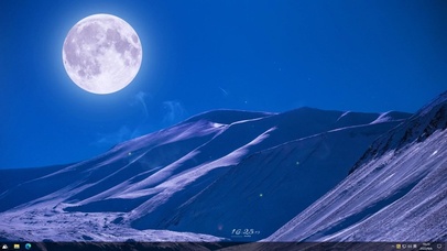 蓝色月夜