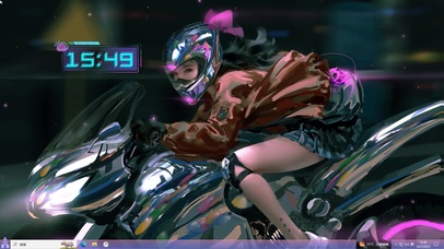 4k 4K 机车女孩 帅气  