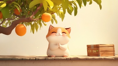 祝君好运猫咪
