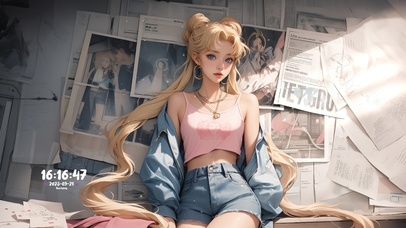 旧漫少女月野兔