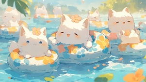 一起学游泳