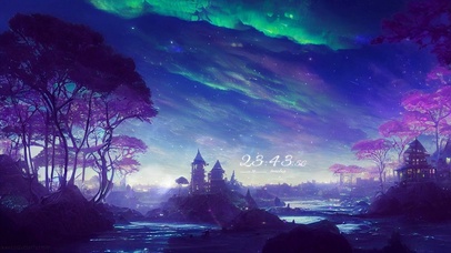 4k 治愈梦幻秘境星云星空