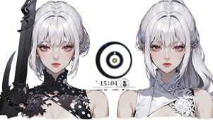 黑白游戏少女
