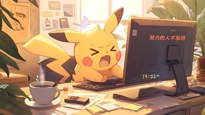 努力的人不加班