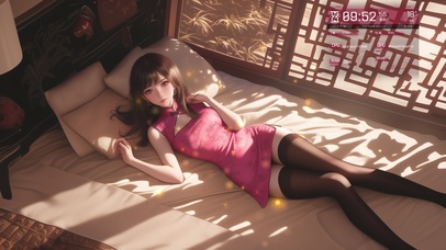 她的舞姿轻盈如飞燕