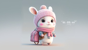 可爱小兔子