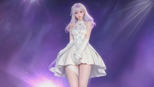 炫彩可爱女孩
