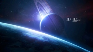 外太空地球