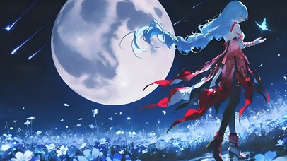 弗洛洛-星空下的少女