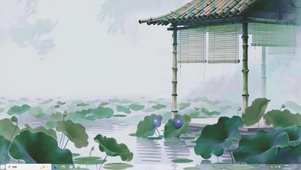 荷池竹榭-桌面主题