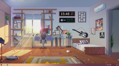 主题-温馨的午后房间