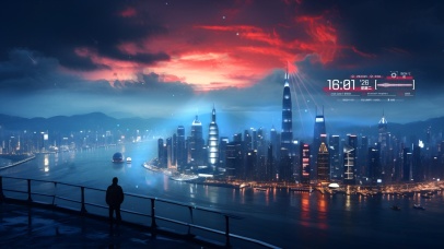 酷炫赛博科幻城市