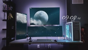 唯美治愈星云桌面景色