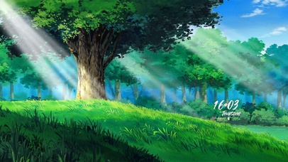 唯美治愈护眼森林