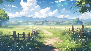 4k 田园风光