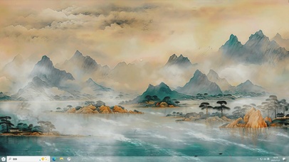 湖山轻语-桌面主题