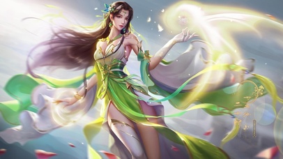 4K唯美治愈青衣女神