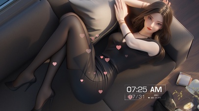 眼眸宛如一片秋日的湖泊