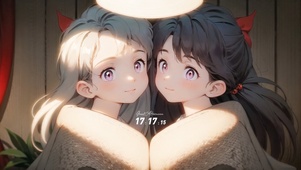 可爱姐妹花