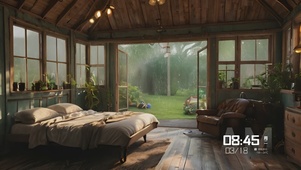 雨中小屋