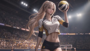 网球少女
