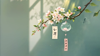 浪漫清新风铃