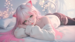 可爱甜甜的女孩