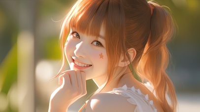 4k清纯元气美少女