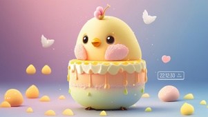 鸡仔点心蛋糕