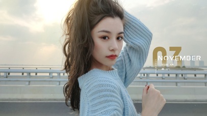 海边清新小美女