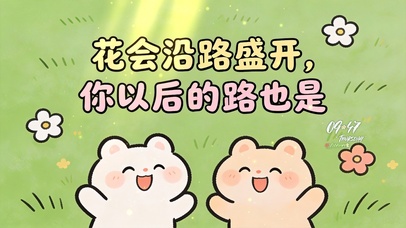 你以后的路如花般盛开
