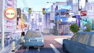 4K唯美治愈日系城市街道