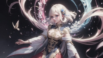 4K樱花神明少女