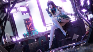 4K清纯性感JK制服美女