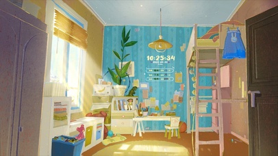 4K动漫卡通温馨房间