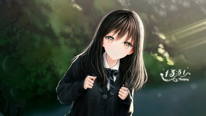 嗨，一起上学吧