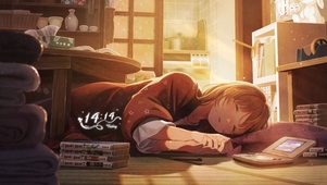 小憩少女