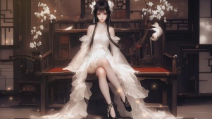 古风长腿女孩