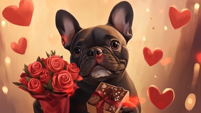 献给你的玫瑰花与巧克力