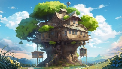 4K唯美治愈风景小屋