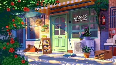 4K唯美治愈午后咖啡店