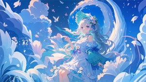 4K 浪漫女生