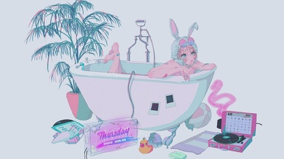 浴缸里的小可爱