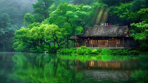 湖水人家