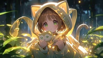 梦幻可爱小樱女孩