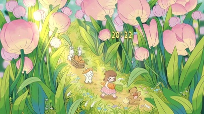 唯美郁金香花海